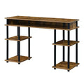 28 in.H Black Color Wood Composite Computer Desks with All Purpose Drawer