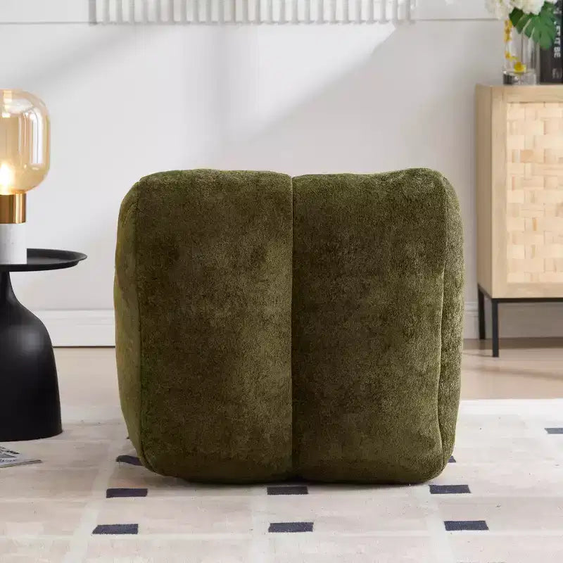 Chaise longue per yoga, poltrona sacco a S, comoda chaise longue imbottita con spugna morbida, divano da lettura senza struttura per soggiorno e camera da letto