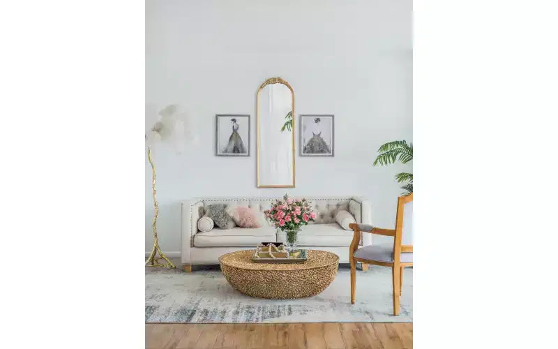 Specchio a figura intera in legno da 19 x 56 pollici
