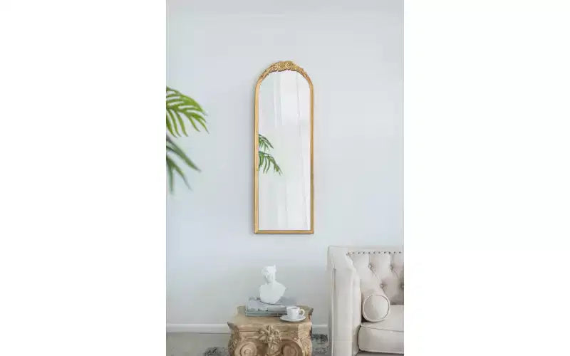 Specchio a figura intera in legno da 19 x 56 pollici